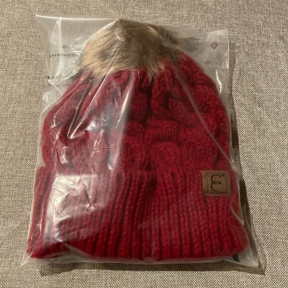 Pom Pom Beanie  - Picture 2 of 6
